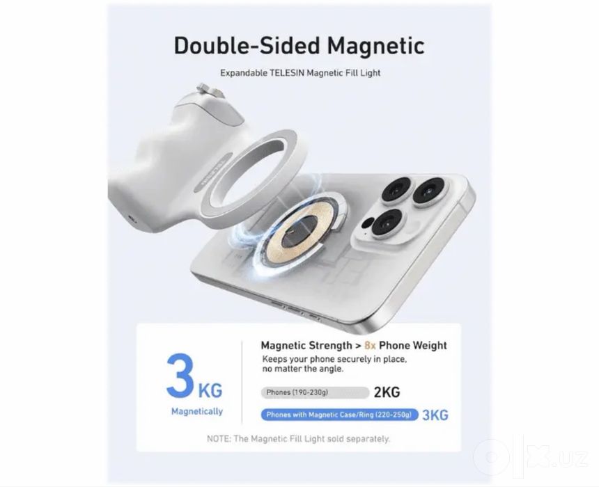 telesin fun shot magnetic grip 2 va master grip
