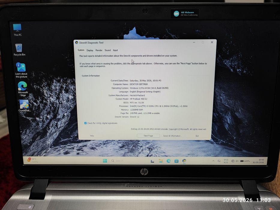 Laptop HP ProBook 450