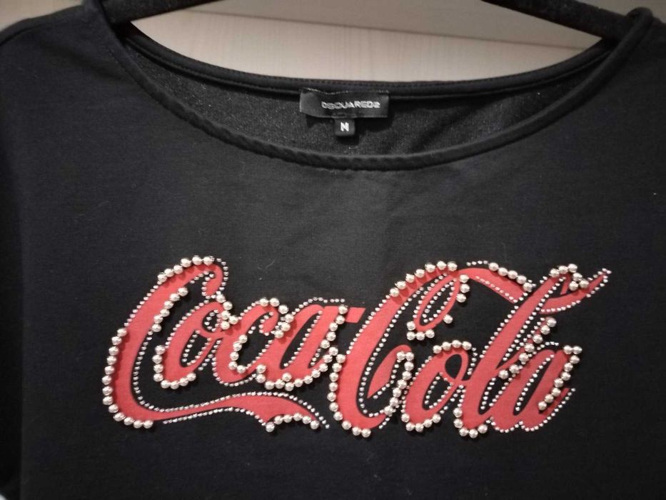 Тениска -Coca cola Dsquared 2 M,тениска с пухче Chanel -s