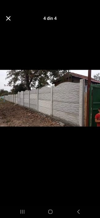 Gard din placi ciment