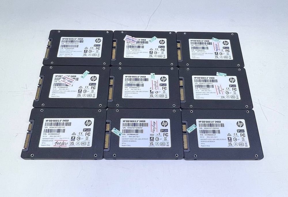 HP ssd sata zŏr holatda 240GB
Ideal holatda
