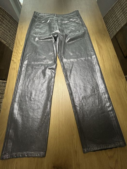Pantaloni metalizați Bershka, mărimea 40/M,NOI