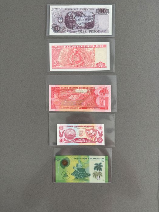 Lot Bancnote UNC Europa/Africa/Asia/America/Oceania