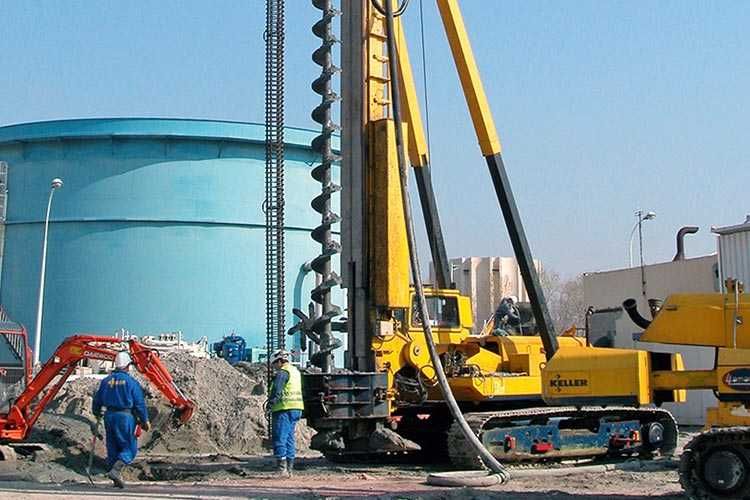 Бурение свай, установка забора, подпорные стенки