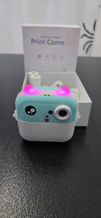 Aparat foto jucarie functie printare poze camera foto copii Nou