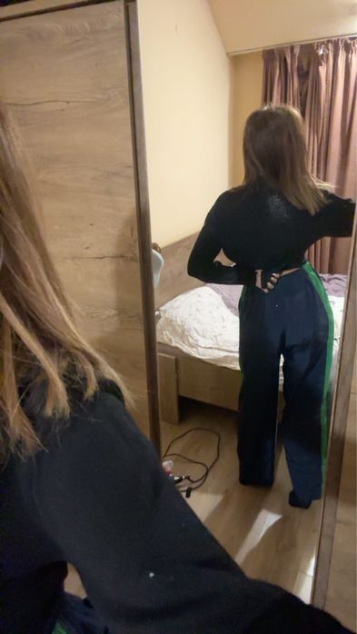 Ефектни дънки деним и шушляк