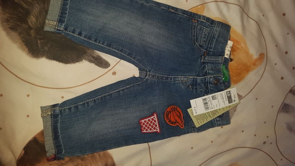 Бебешки тениски и дънки за момче Benetton