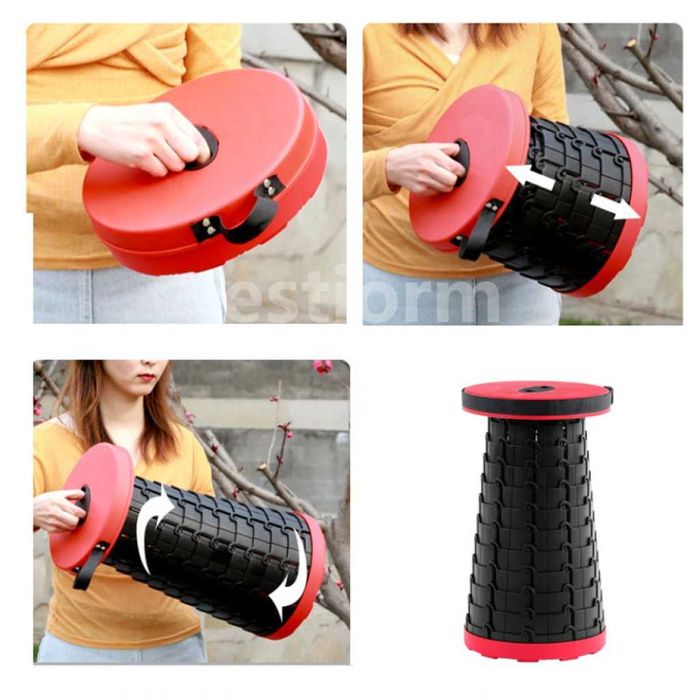 Преносим сгъваем телескопичен стол