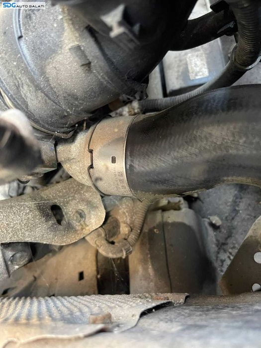 Furtun Conducta Presiune Aer Dreapta de la Intercooler la Turbo Turbina Turbosuflanta BMW Seria 1 E81 E82 E87 E88 F20 F21 F22 118 120 2.0 D N47 2011 - 2018 [C7524]