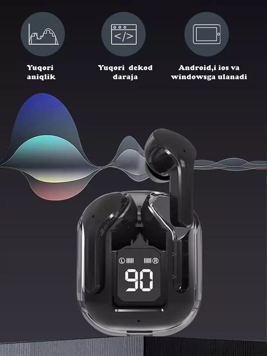 Bluetooth naushniklar quloqchin