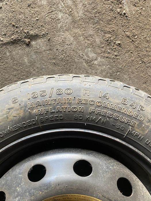 Vand rezerva fiat punto 135/80 R14