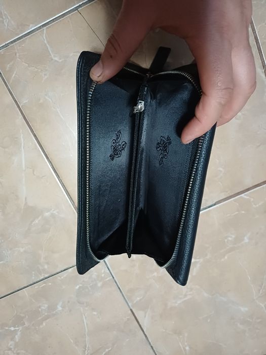 Портмоне барсетка из чистой кожи