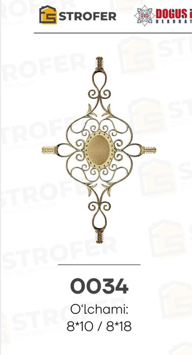 Shatlanka oyna uchun bezaklar dekoratif profillar