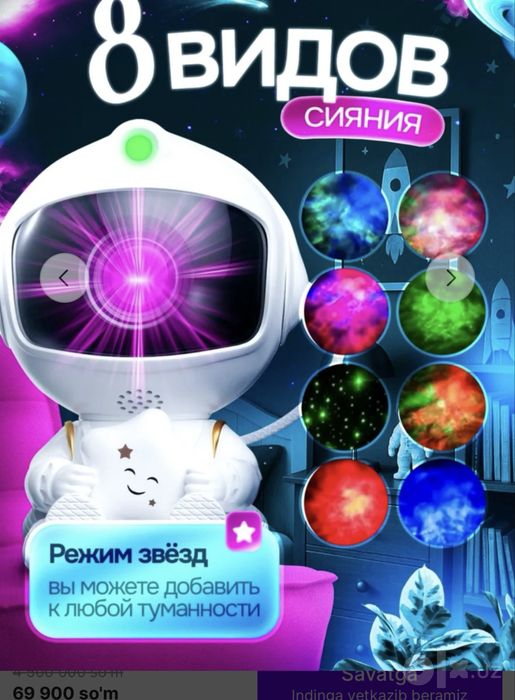 Ночник звездное небо проектор