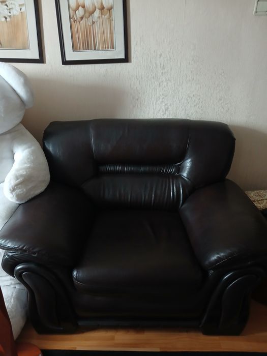 Супер кожаное кресло