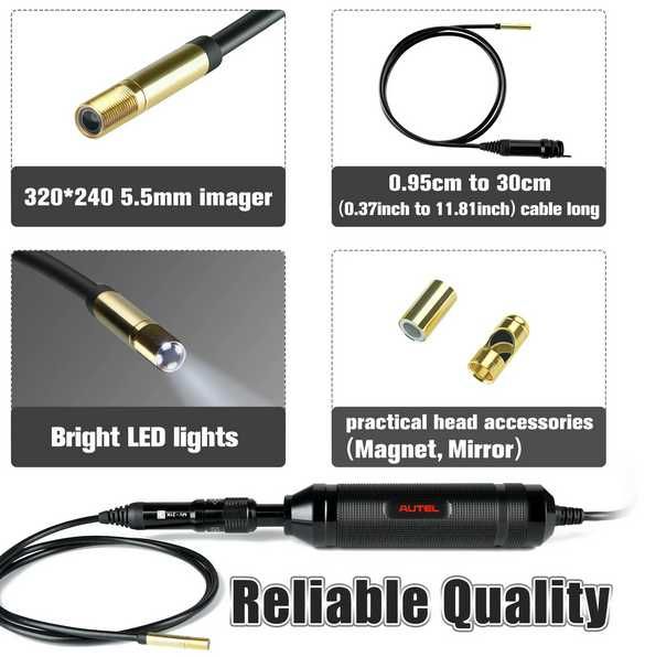Instrument Autel MaxiVideo MV105 Endscope Mk908(P), Ms906Bt, Mk906Bt