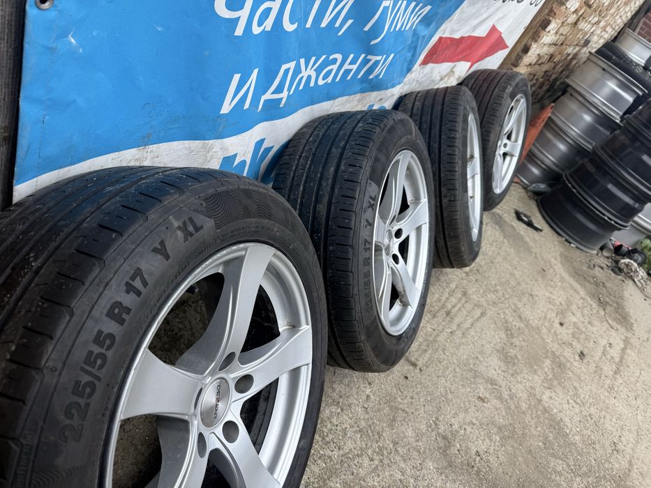 17 5х120 джанти с летни гуми