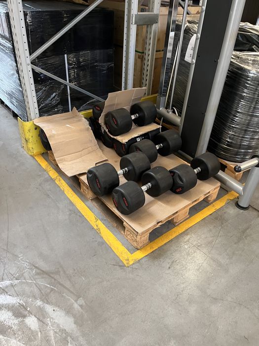 Set gantere 40-50 kg cauciuc /Poliuretan