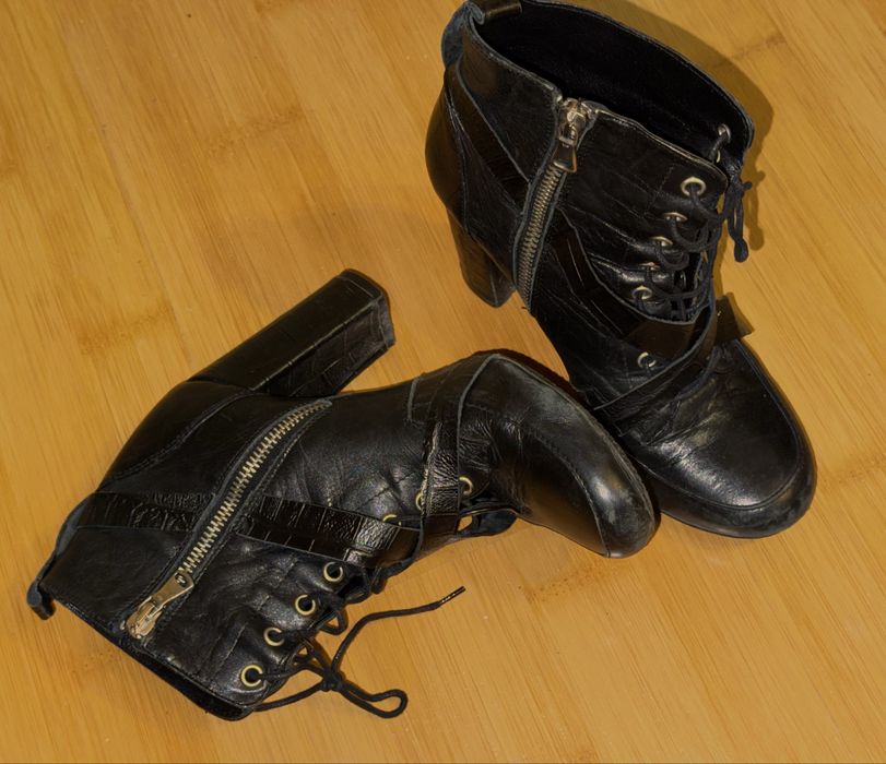 Botine de piele naturala 38