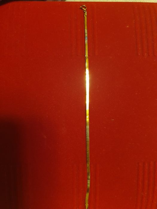 Brățară fină de aur 18 k, in 3 culori, cu inimi și mesaj I love you