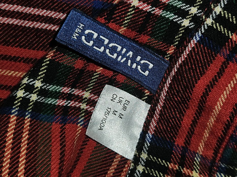 Vand camasa rosie in carouri imorimeu stil Craciun L