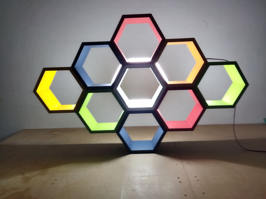 #Шестоъгълник#Етажерка "Пчелна пита" #Декорация#Полица#Етажерка#