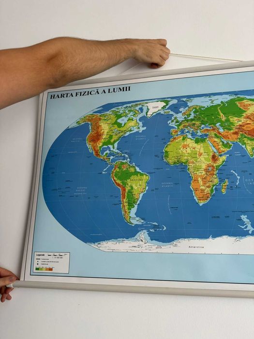 Vand Harta fizica si politica a lumii