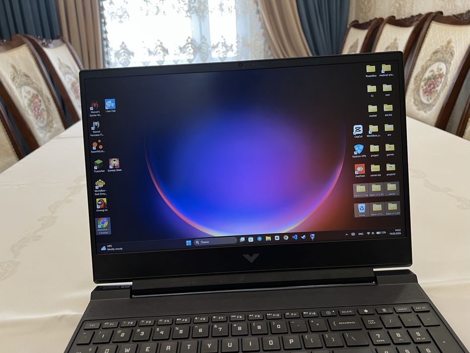 Продам HP Vitus 15 - игровой и учёный ноутбук, в отличном состоянии