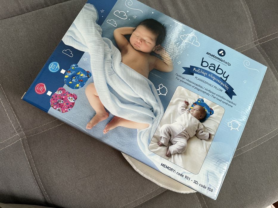 Ортопедична възглвница за бебе