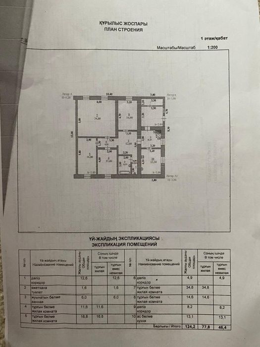 Продаётся частный дом в Алге