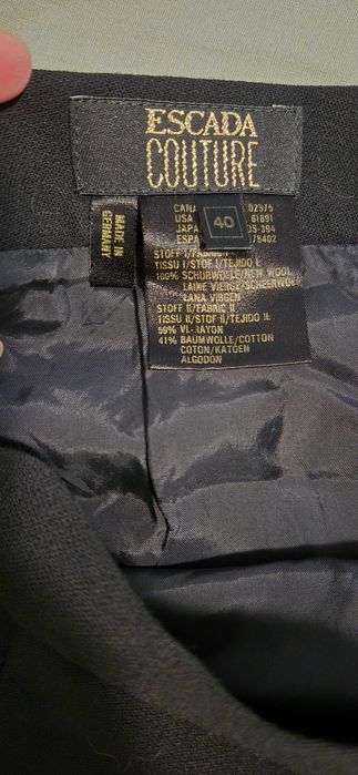 Fusta lână Escada Couture