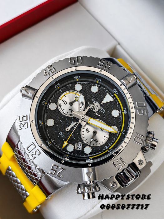 INVICTA SUBAQUA Yellow 50 mm, Инвикта нов мъжки часовник