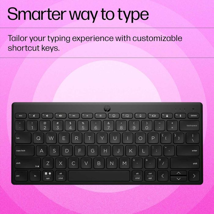 Bluetooth, безжична клавиатура HP 350 за множество устройства