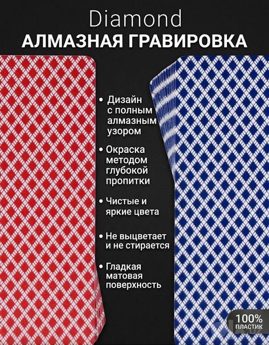 Игральные карты пластиковые (24/7)