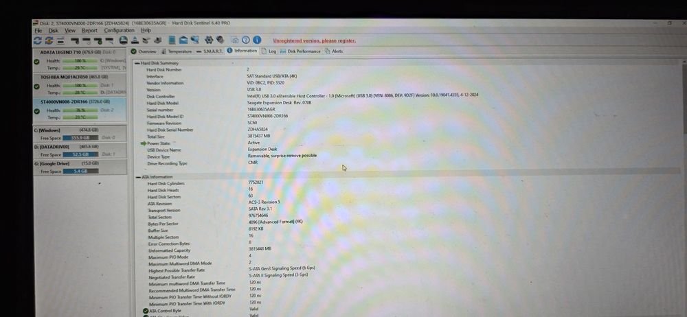 HDD Seagate Ironwolf 4TB