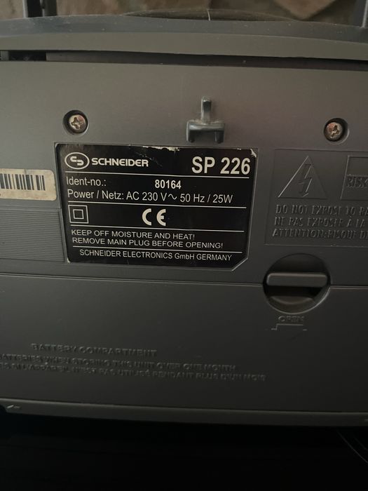 Radio casetofon Mp3/CD -RW audio