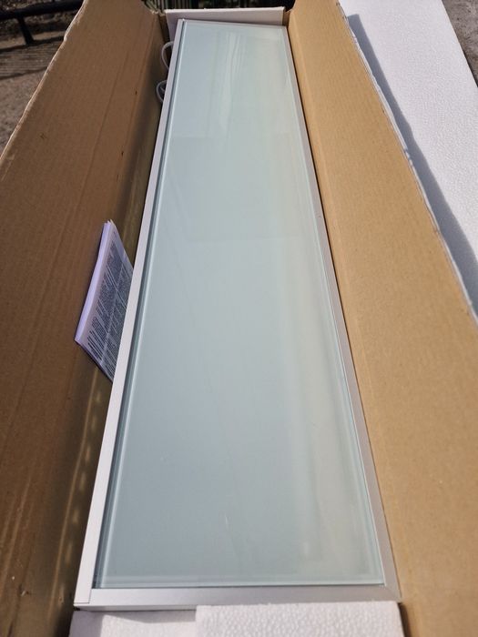 Raft luminos ANTHEA, 900mm, 21W/230V, Aluminiu, Sticla Opaca