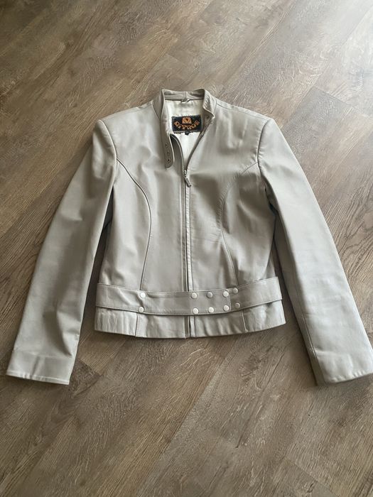 Естествена кожа дамско яке