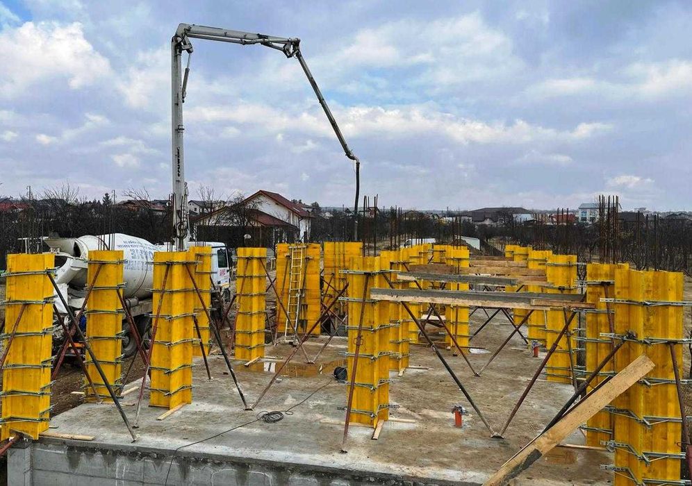 Cravate zincate stalp 15/45 cm, coltare stalp beton, cofraje stalp