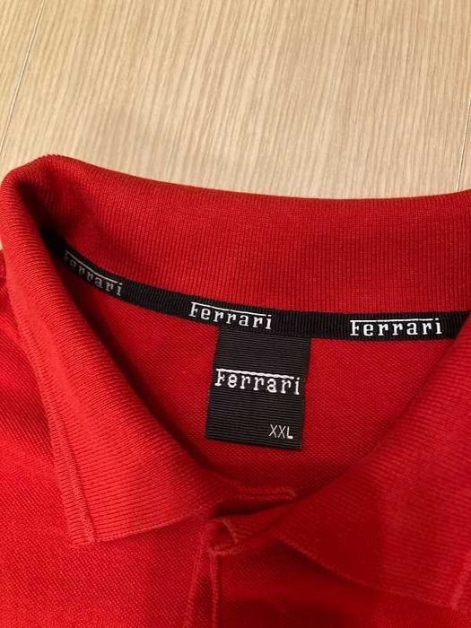 Оригинална тениска Ferrari, XXL, червен цвят