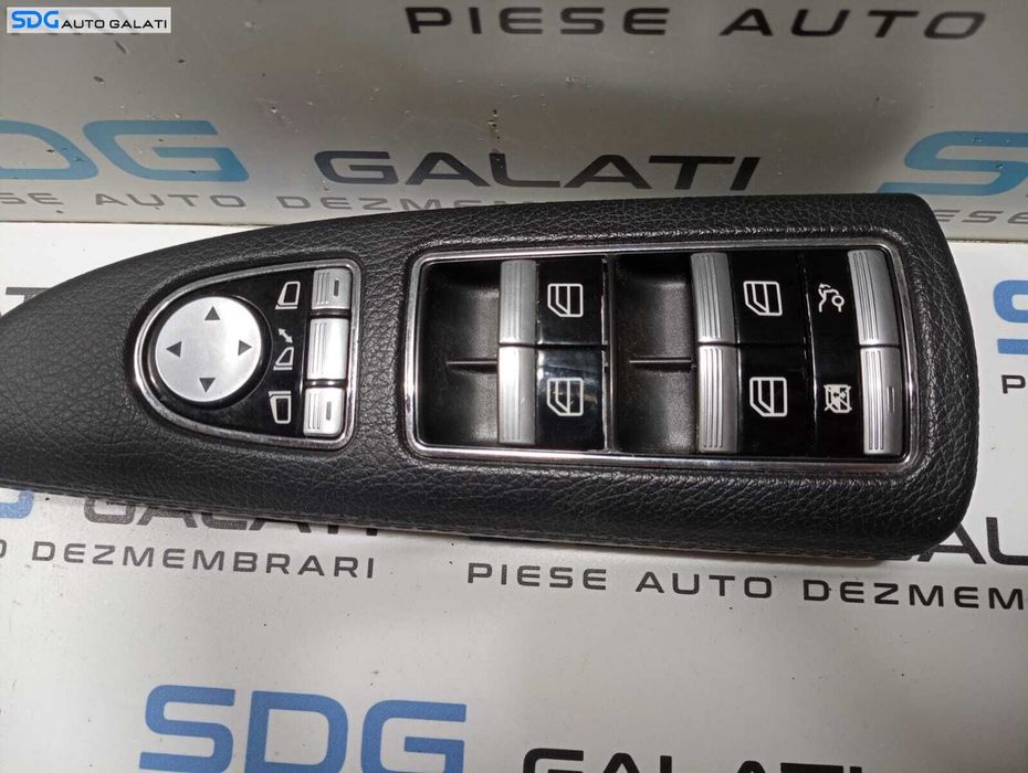 Butoane Geamuri Consola Panou Geamuri de la Portiera Stanga Fata Sofer Mercedes Clasa S Class W221 S320 2005 - 2013 Cod A2218214951 [M3895]
