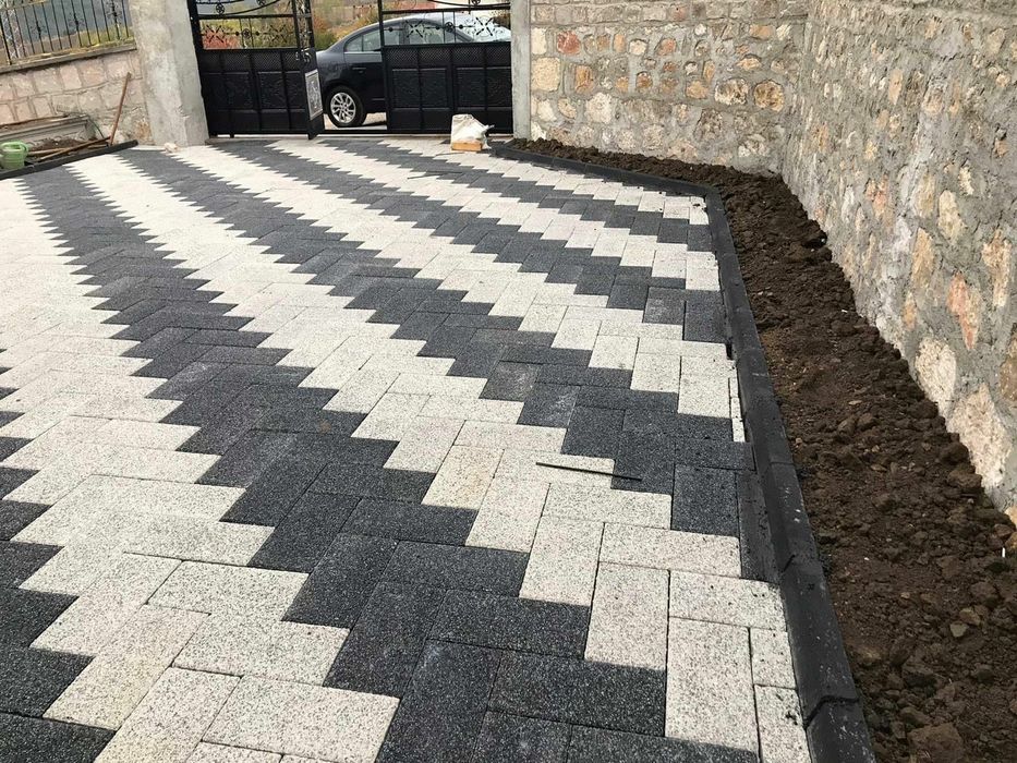 Прессованная Брусчатка, Выбропрессованная  плитка