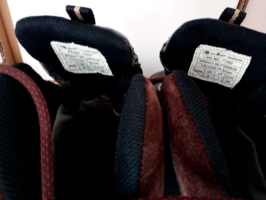 Туристически обувки Karrimor Vibram , непромокаеми, естествена кожа