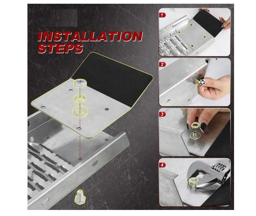 Сгъваема метална рампа 200кг