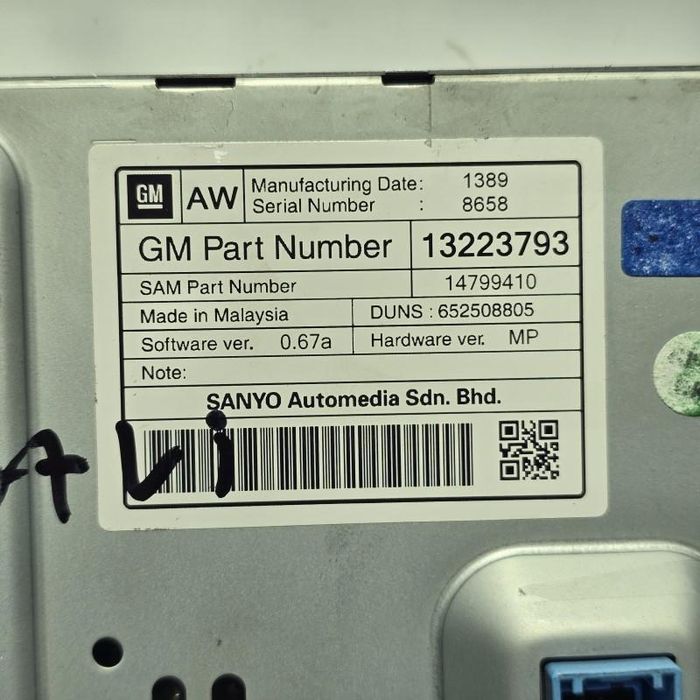 Unitate CD Player auto cu navigatie Opel Insignia A