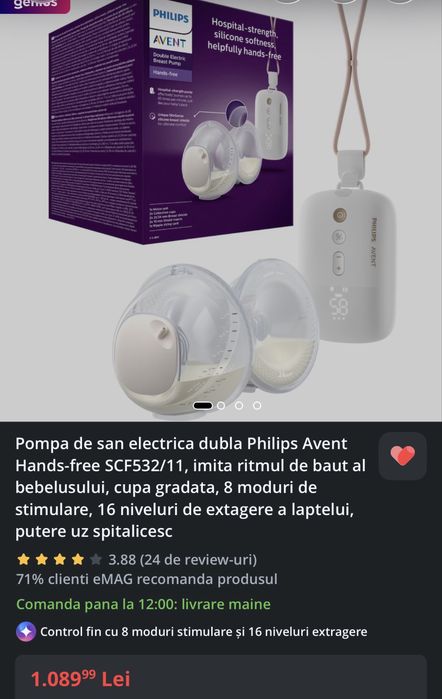 Pompă pentru sân !