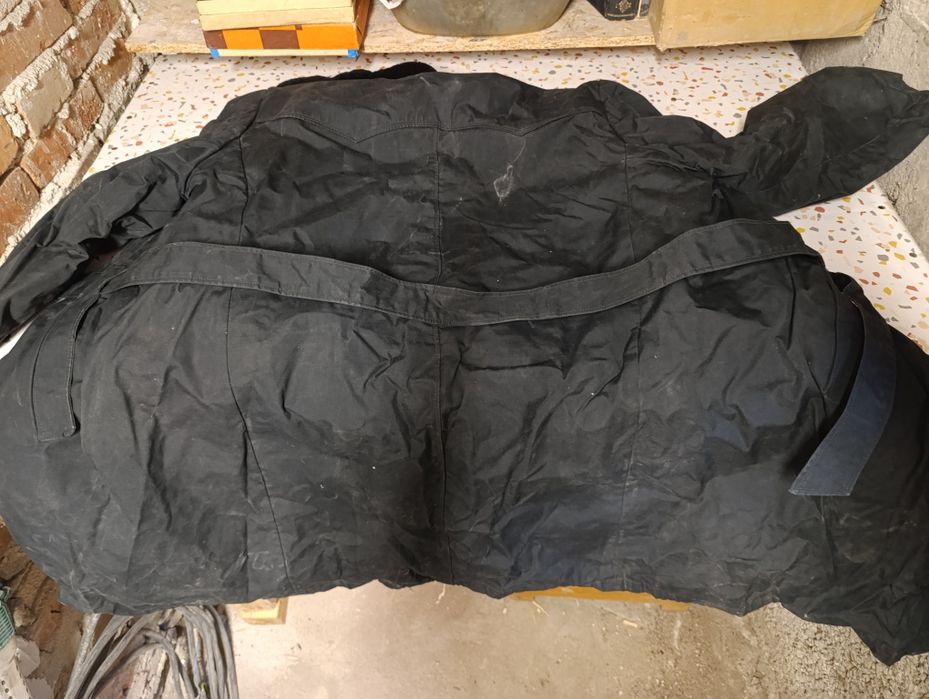 Военен шлифер от телешка кожа