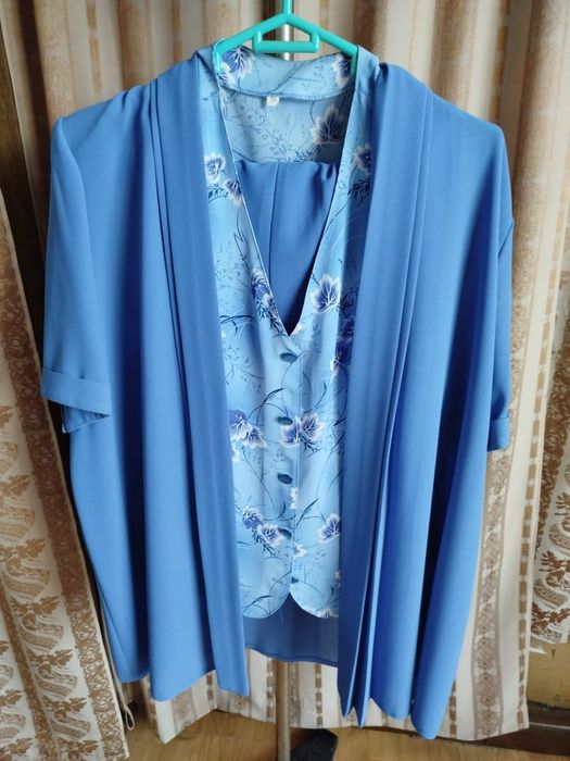 Женская джинсовая одежда, больших размеров