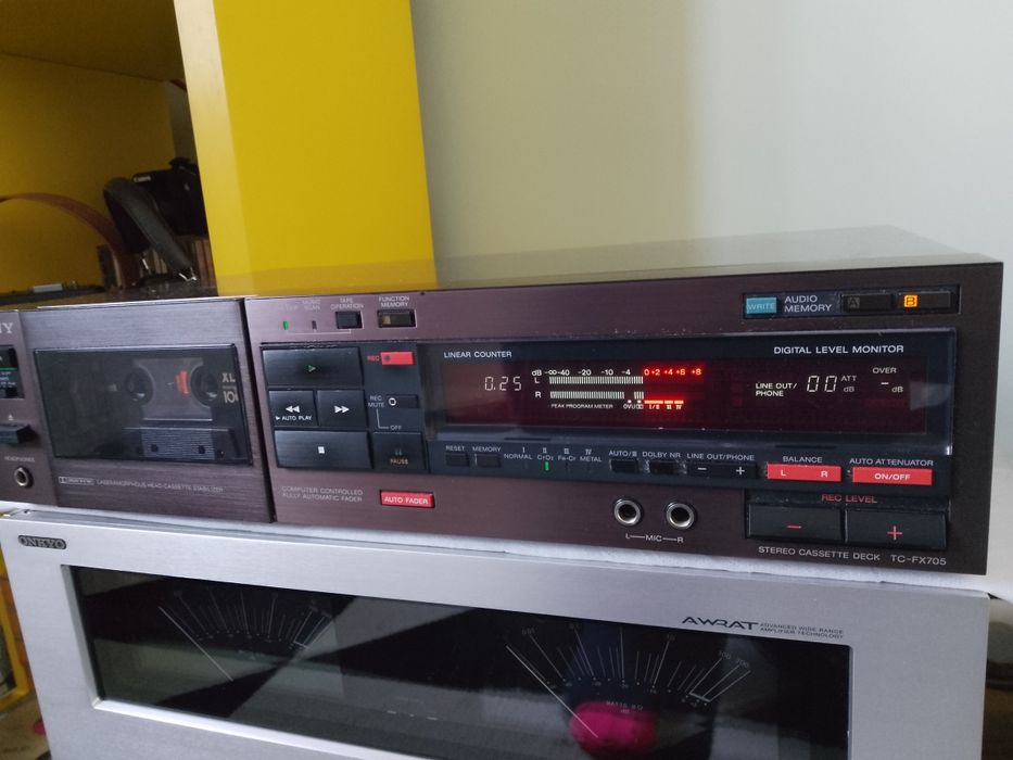 Casetofon Deck Sony TC-WR 820/Telecomanda, Deck Sony TC-FX 705