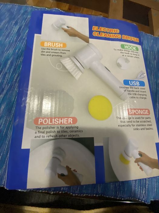 Електрическа четка за почистване – комплект с приставки